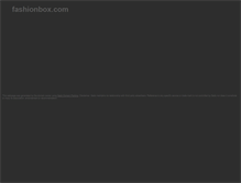 Tablet Screenshot of fashionbox.com